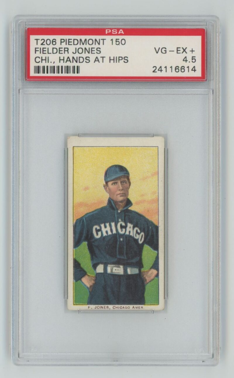1909 PIEDMONT WHITE BORDER FIELDER JONES PSA 4.5 CHICAGO POP 4 ONLY 11 HIGHER