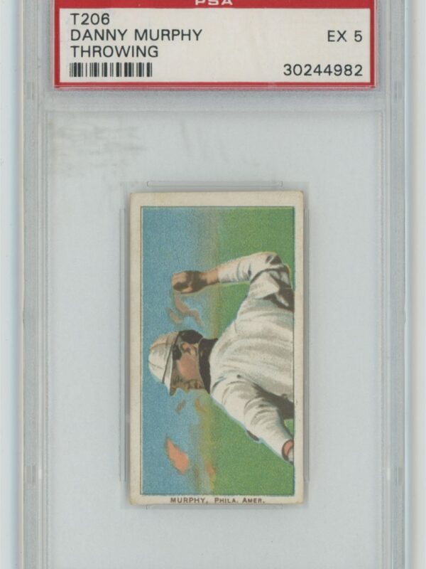 1909 SWEET CAPORAL WHITE BORDER DANNY MURPHY PSA 5 PHILADELPHIA