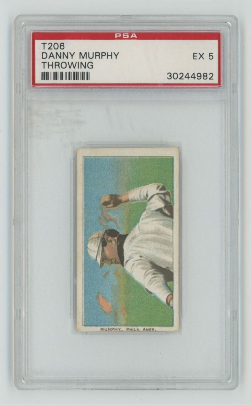 1909 SWEET CAPORAL WHITE BORDER DANNY MURPHY PSA 5 PHILADELPHIA