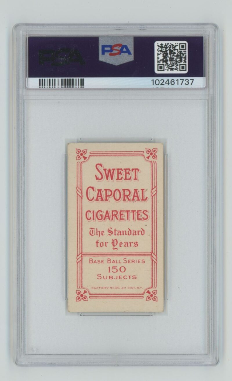 1909 SWEET CAPORAL WHITE BORDER FRANK ISBELL PSA 5 CHICAGO POP 2 ONLY 2 HIGHER - Image 3