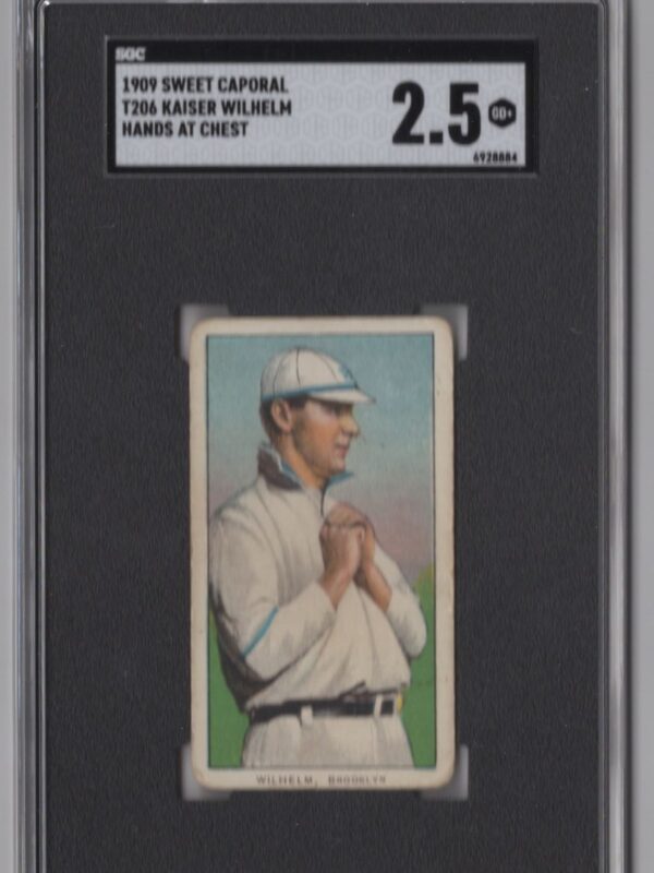 1909 SWEET CAPORAL WHITE BORDER KAISER WILHELM SGC 2.5 BROOKLYN