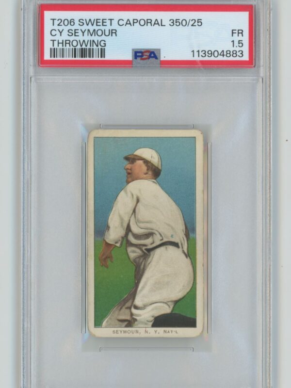 1909 WHITE BORDER CY SEYMOUR "SAVE SELLER"TO FOLLOW POPS SPORTS AUTHORITY ON
