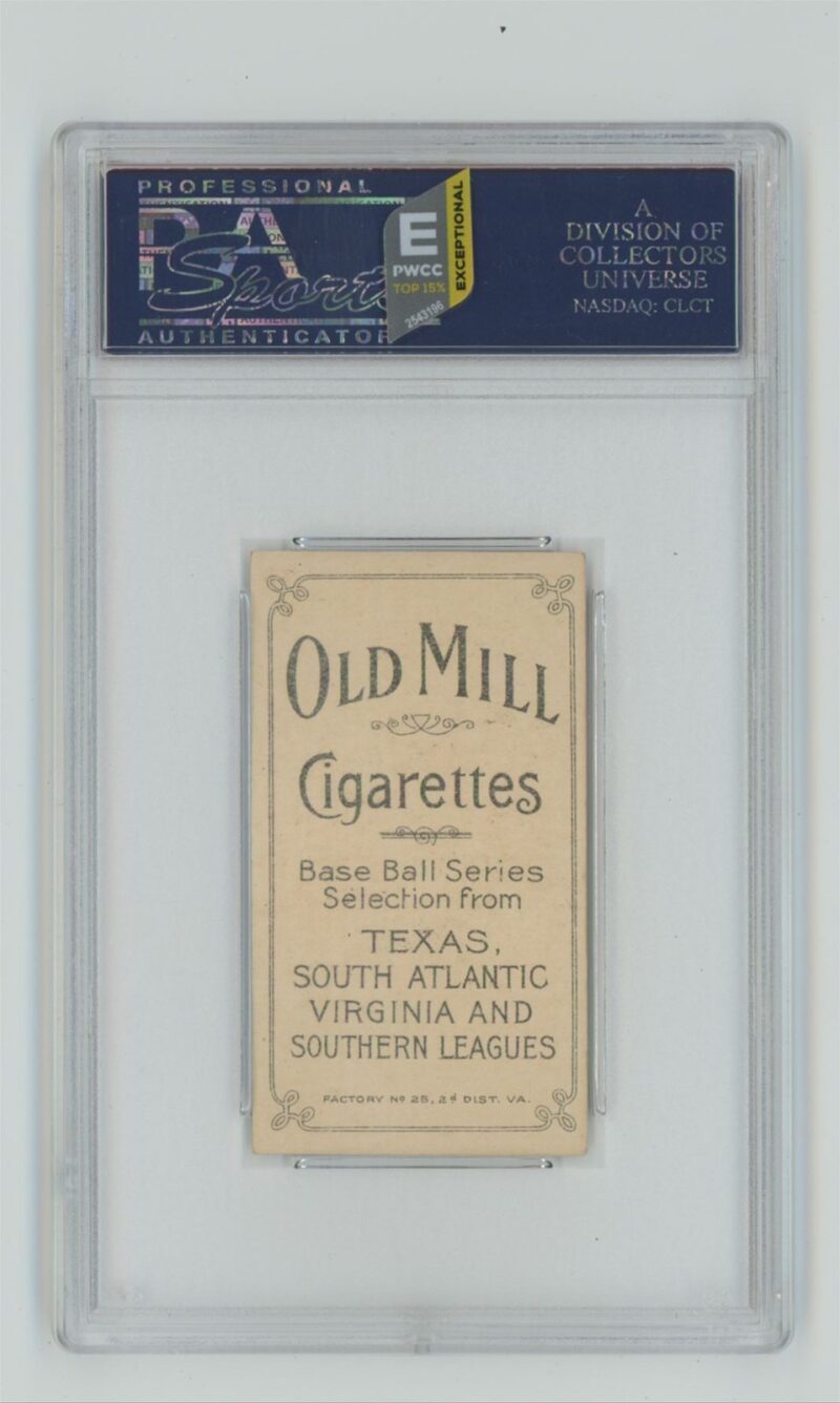 1909 WHITE BORDER ED GREMMINGER 23645288 PSA 5 MONTGOMERY OLD MILL  TOTAL POP 40 - Image 3