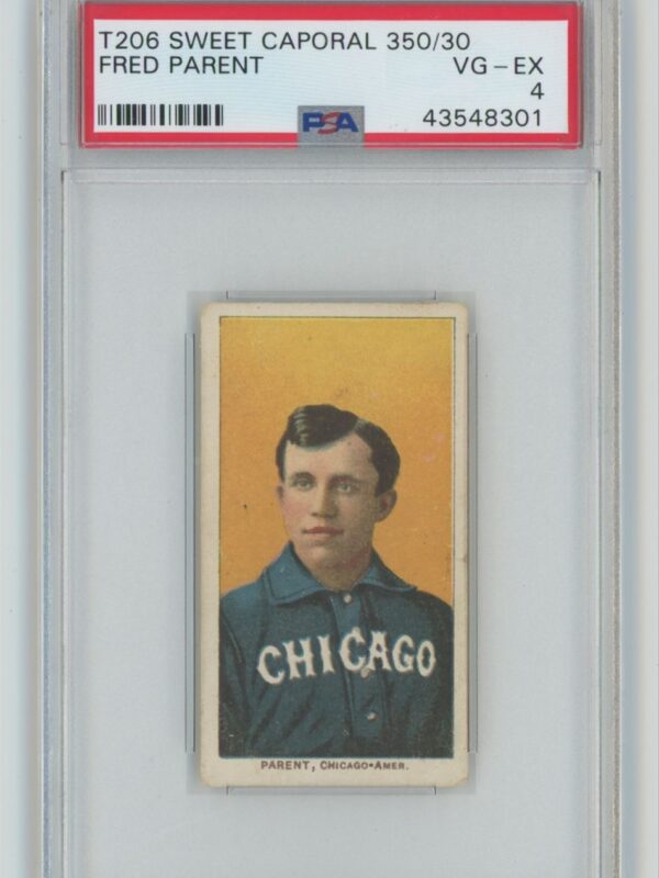 1909 WHITE BORDER FRED PARENT 43548301 PSA 4 CHICAGO POP 3 ONLY 4 HIGHER 286720039500