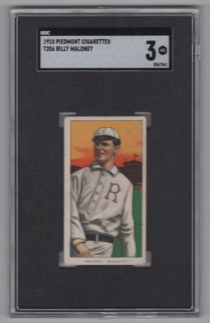 1910 PIEDMONT WHITE BORDER BILLY MALONEY SGC 3 ROCHESTER 286532647120