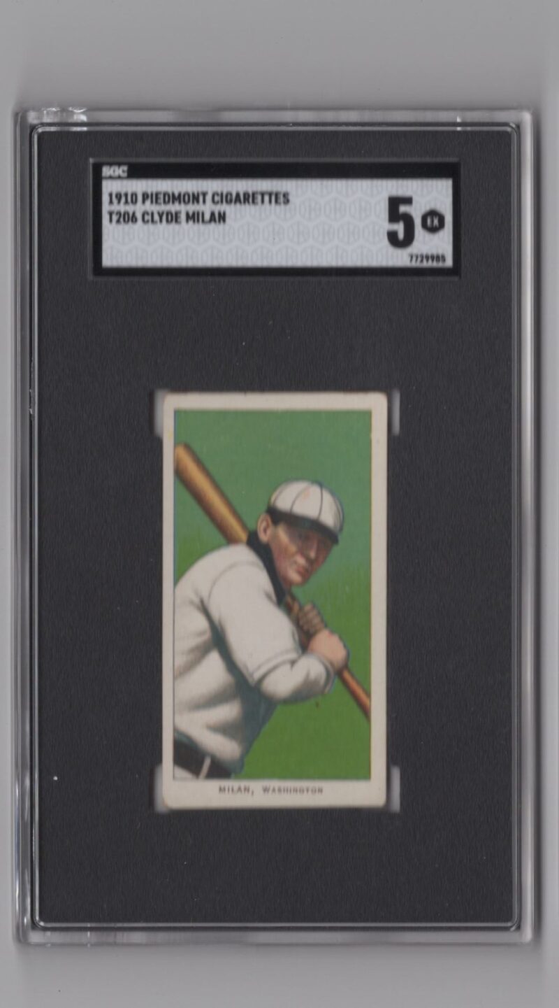 1910 PIEDMONT WHITE BORDER CLYDE MILAN SGC 5 WASHINGTON POP 20 286512188260