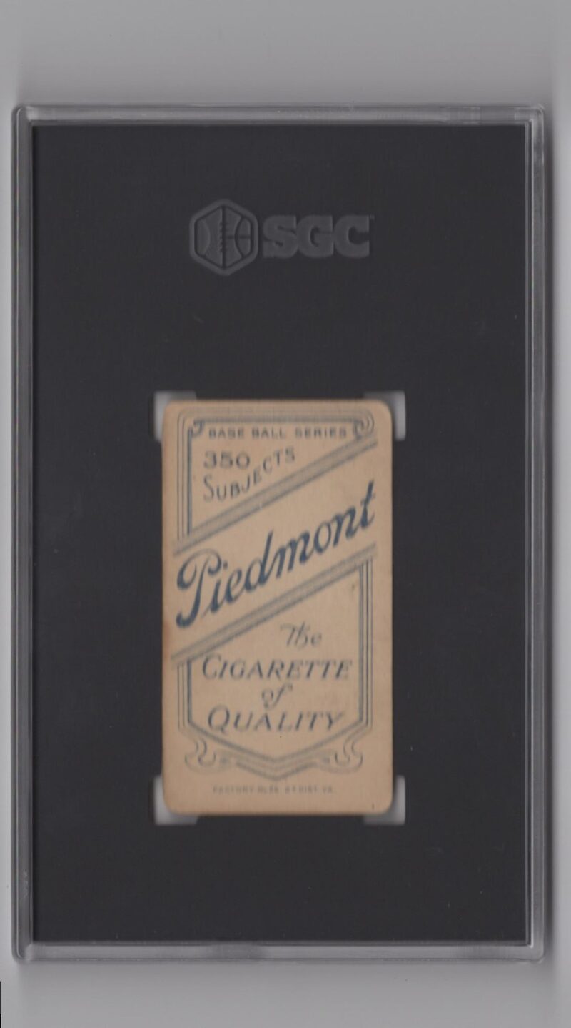 1910 PIEDMONT WHITE BORDER FRED BECK SGC 25 BOSTON 286512235540 2