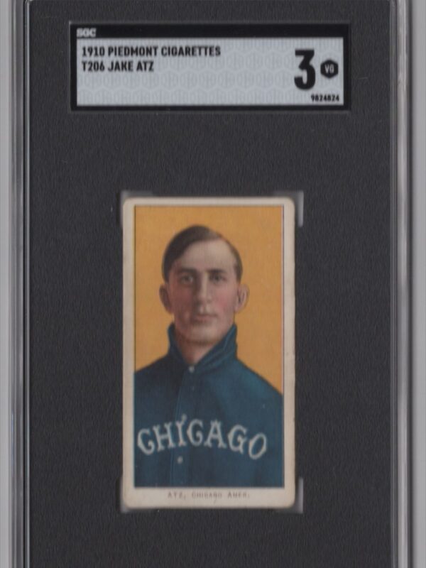 1910 PIEDMONT WHITE BORDER JAKE ATZ SGC 3 CHICAGO COLTS