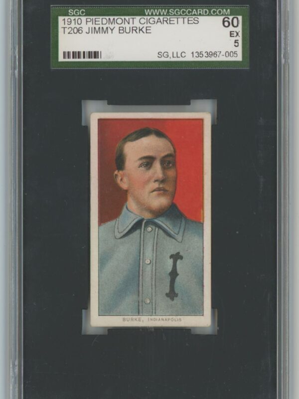 1910 PIEDMONT WHITE BORDER JIMMY BURKE SGC 5 INDIANAPOLIS