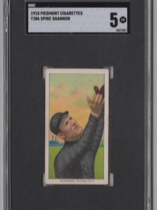 1910 PIEDMONT WHITE BORDER SPIKE SHANNON SGC 5 KANSAS CITY