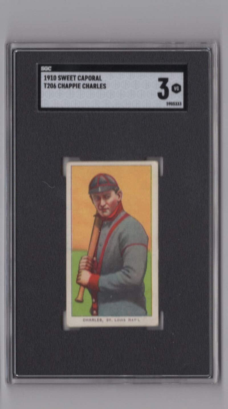 1910 SWEET CAPORAL WHITE BORDER CHAPPIE CHARLES SGC 3 ST LOUIS POP 16 286512200550