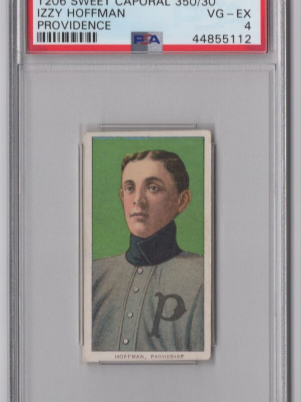 1910 SWEET CAPORAL WHITE BORDER IZZY HOFFMAN 44855112 PSA 4 PROVIDENCE GRAYS 286512264650
