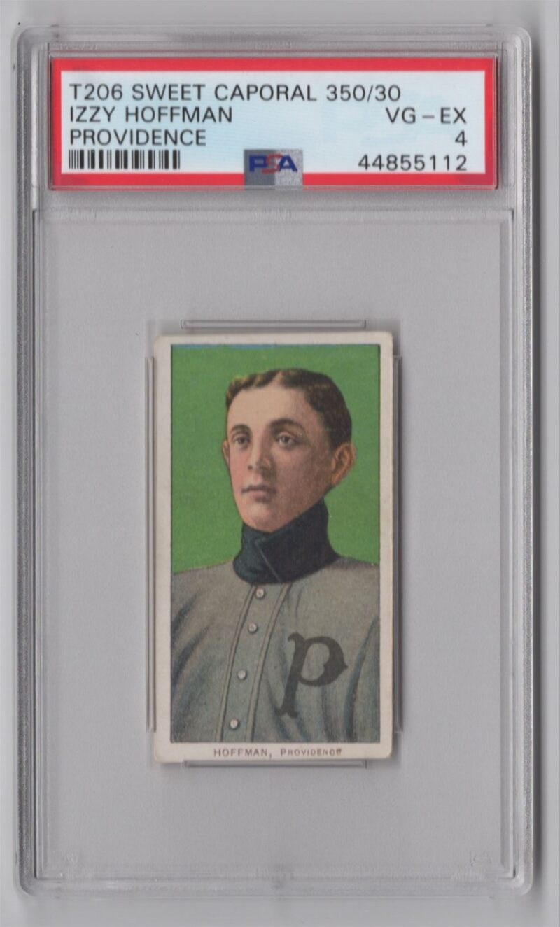 1910 SWEET CAPORAL WHITE BORDER IZZY HOFFMAN 44855112 PSA 4 PROVIDENCE GRAYS 286512264650