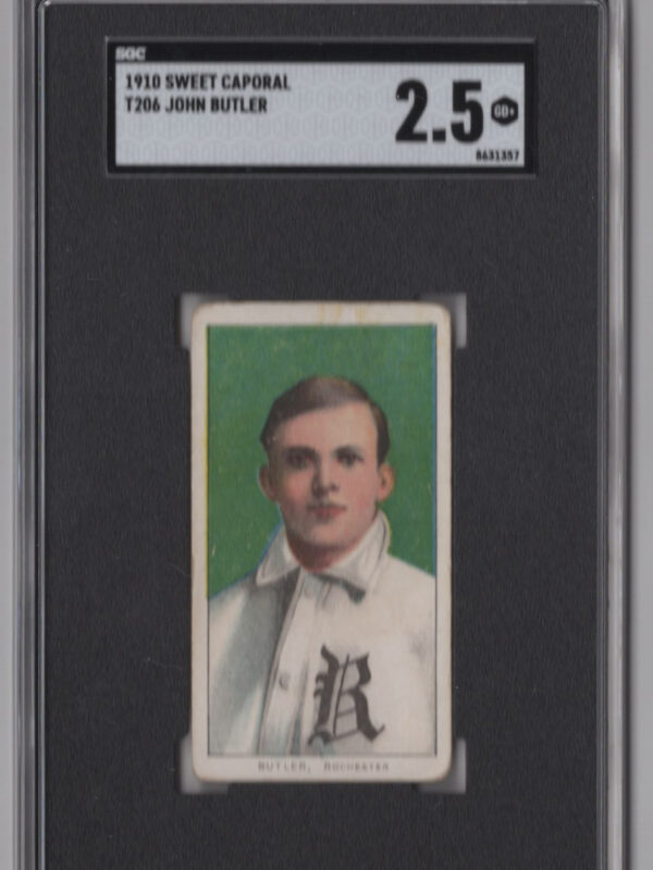 1910 SWEET CAPORAL WHITE BORDER JOHN BUTLER SGC 2.5 ROCHESTER