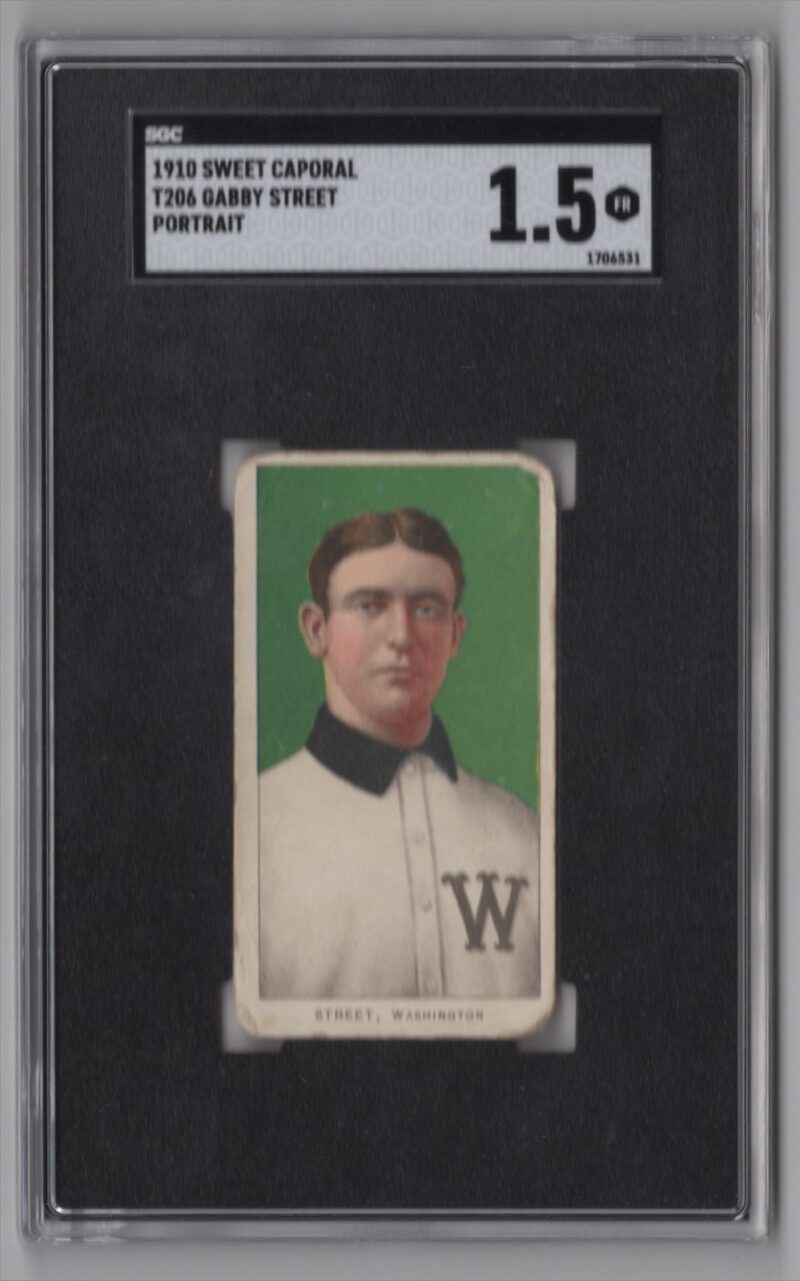 1910 WHITE BORDER GABBY STREET 1706531 SGC 15 WASHINGTON PORTRAIT 286532656220
