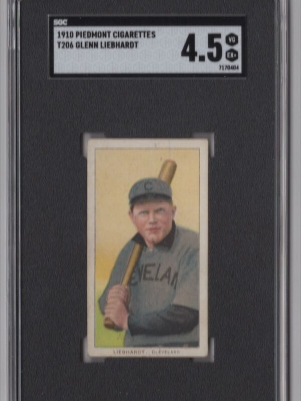1910 WHITE BORDER GLENN LIEBHARDT SGC 4.5 CLEVELAND POP 2 ONLY 5 HIGHER