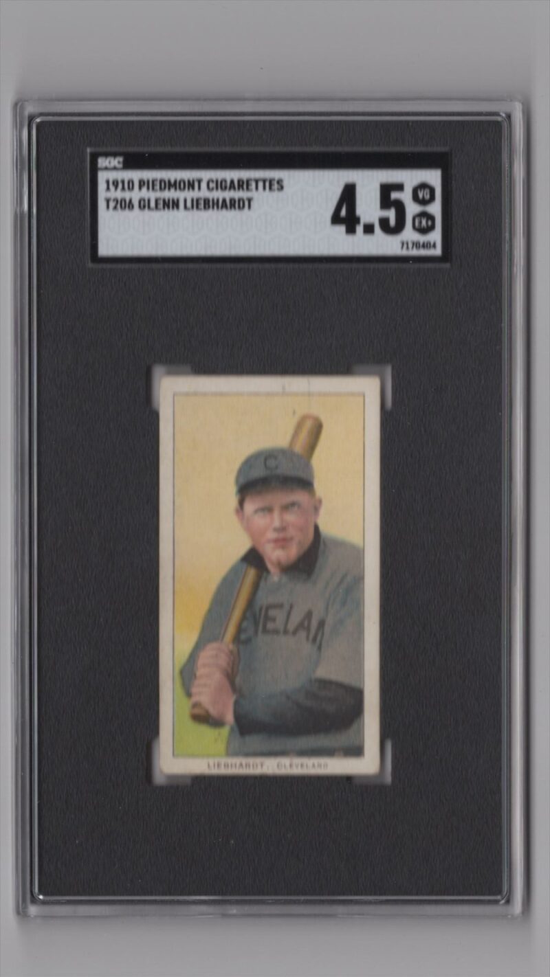 1910 WHITE BORDER GLENN LIEBHARDT SGC 4.5 CLEVELAND POP 2 ONLY 5 HIGHER