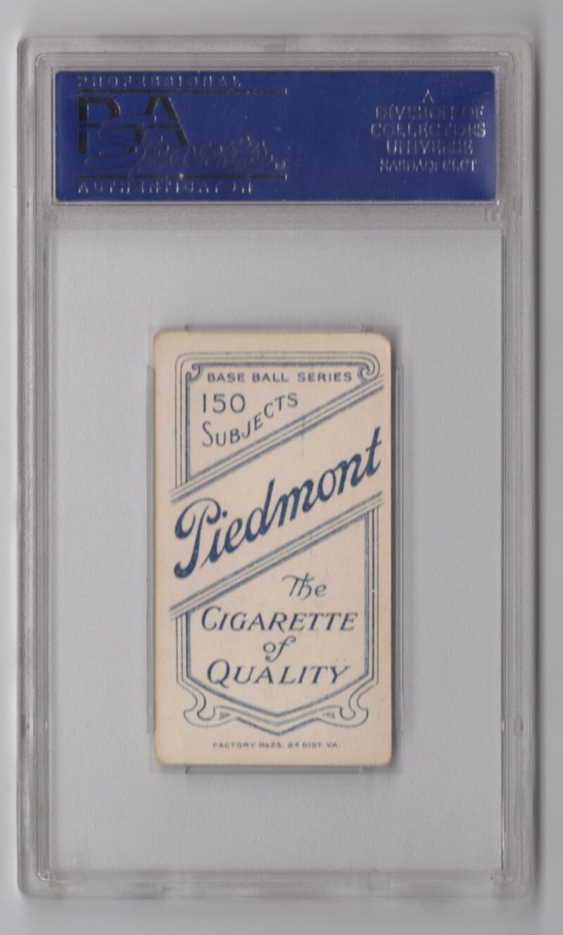 1911 PIEDMONT WHITE BORDER FRED CLARKE PSA 3 PITTSBURG PITTSBURG, PORTRAIT - Image 3