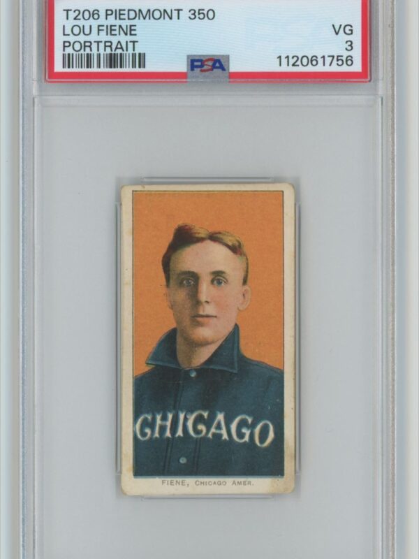 1911 PIEDMONT WHITE BORDER LOU FIENE PSA 3 CHICAGO 286667043740