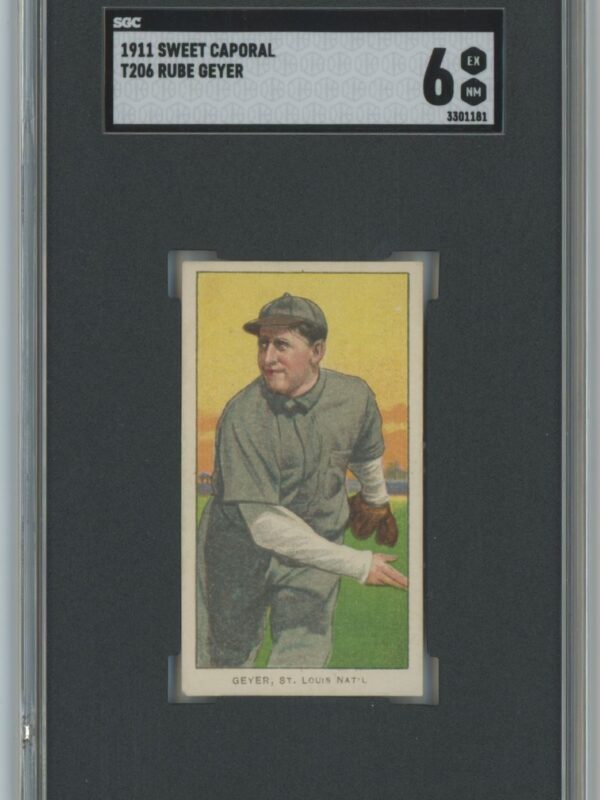 1911 SWEET CAPORAL 350-460/42 WHITE BORDER RUBE GEYER SGC 6 ST. LOUIS