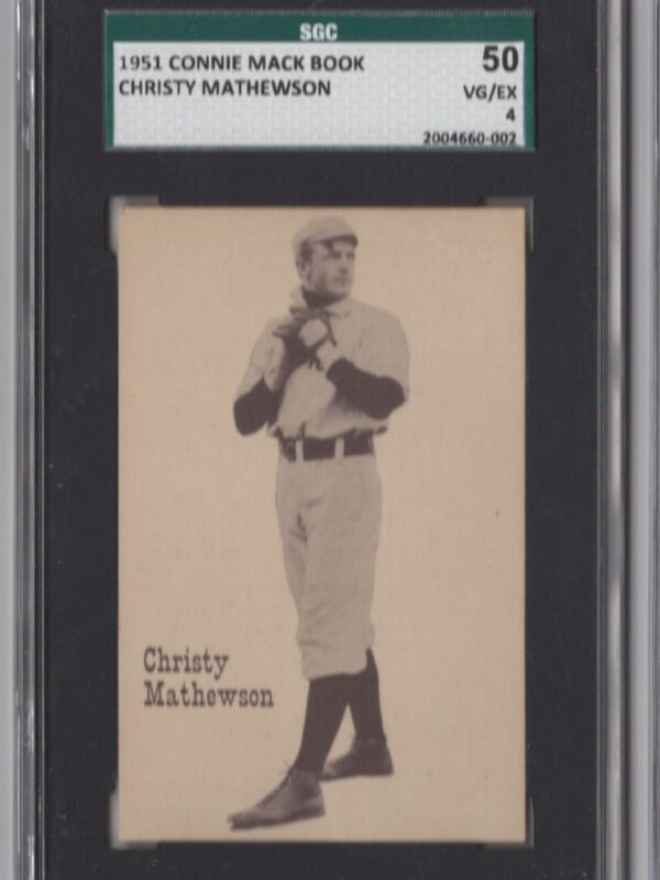 1951 CONNIE MACK BOOK 3 15 CHRISTY MATHEWSON SGC 4 NEW YORK GIANTS 286366663160