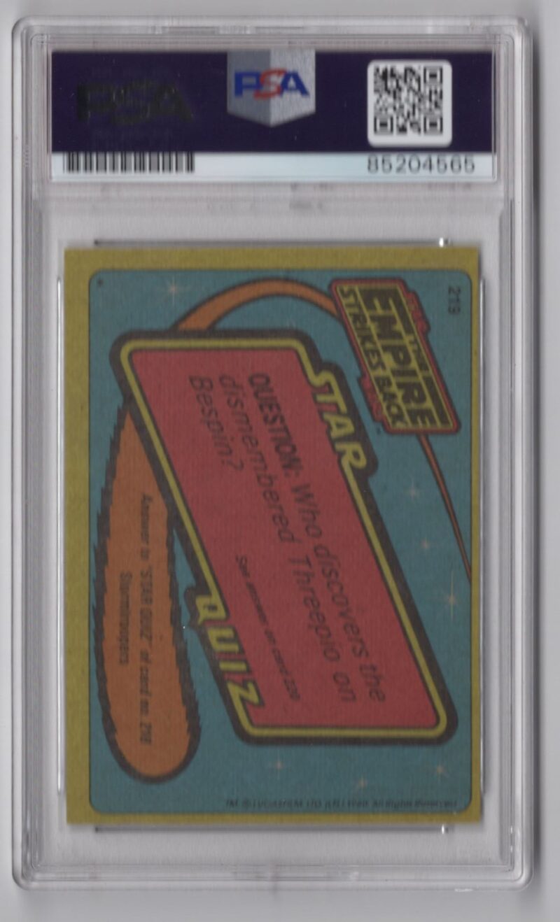 1980 STAR WARS 3-15 JEREMY BULLOCH AUTO PSA 9 STORM TROOPER 1980 ORIGINAL - Image 3
