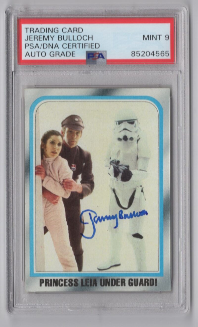 1980 STAR WARS 3-15 JEREMY BULLOCH AUTO PSA 9 STORM TROOPER 1980 ORIGINAL