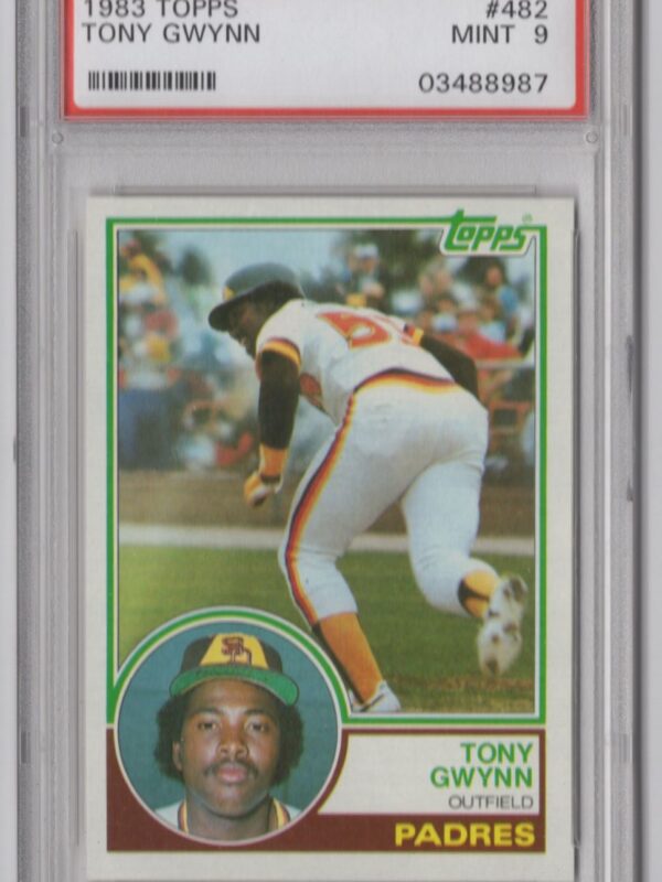 1983 TOPPS TONY GWYNN PSA 9 LOS ANGELES ANGELS #482