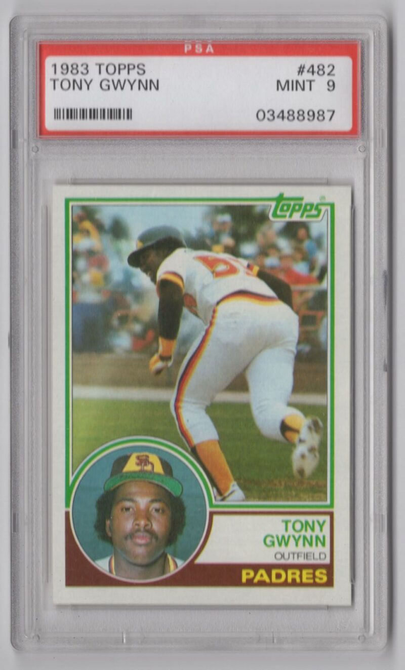 1983 TOPPS TONY GWYNN PSA 9 LOS ANGELES ANGELS #482