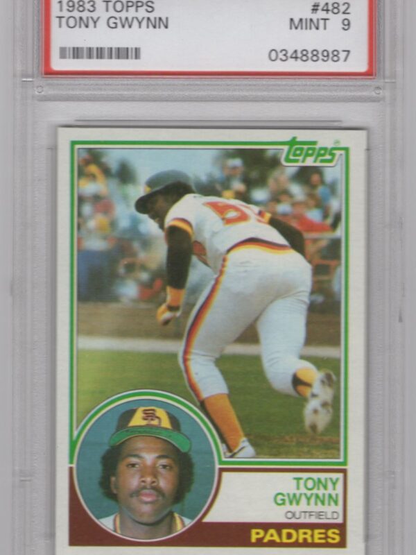 1983 TOPPS TONY GWYNN ROOKIE PSA 9 SAN DIEGO PADRES #482