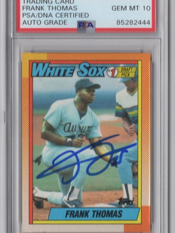 1990 TOPPS FRANK THOMAS ROOKIE PSA 10 CHICAGO WHITE SOX #414