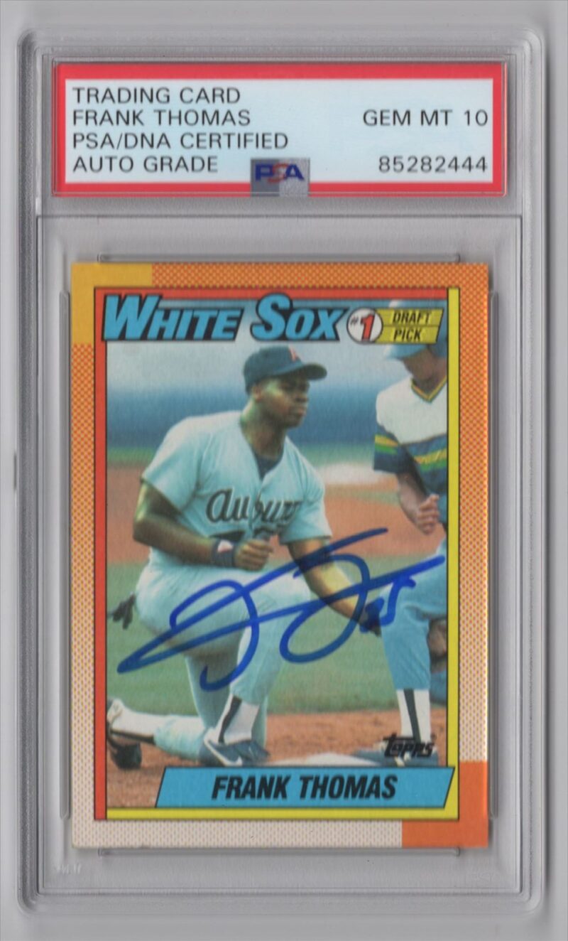 1990 TOPPS FRANK THOMAS ROOKIE PSA 10 CHICAGO WHITE SOX #414