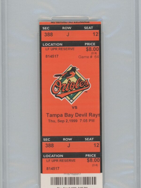 1999 CAL RIPKEN HISTORICAL ACHIEVMENTS CAL RIPKEN JR. CAL RIPKEN 400TH HOME RUN