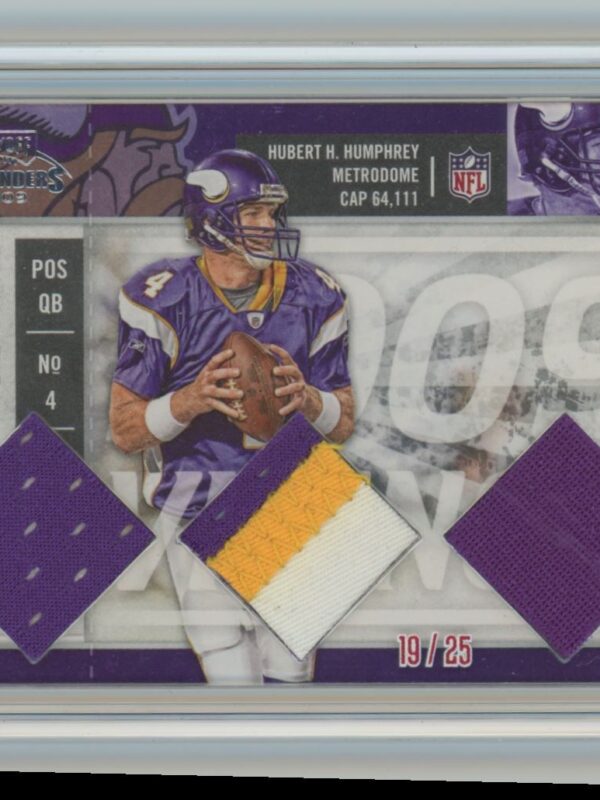 2022 SPORTS CARDS BRETT FAVRE MINNESOTA VIKINGS #BF1109 19 OF 25 JERSEY FUSION