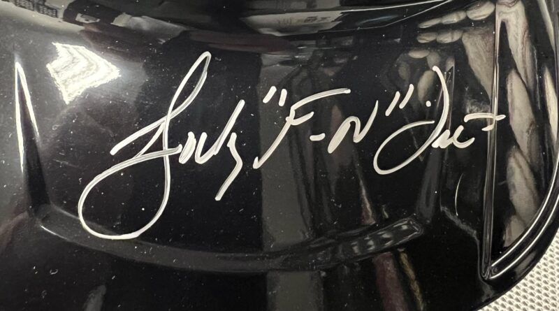Bucky Dent Autographed New York Yankees Helmet – Inscribed "Bucky F-N Dent" - Image 10