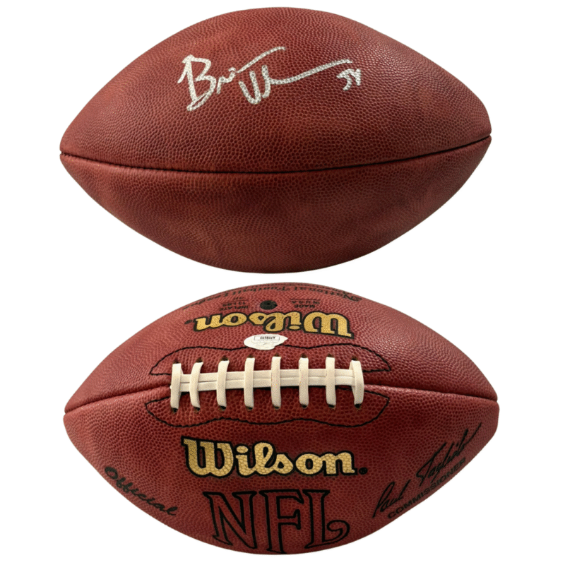 Chicago Bears Brian Urlacher Autographed NFL Football (JSA) - Image 3