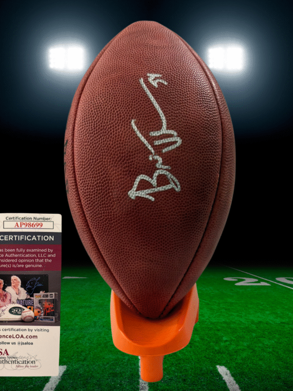 Chicago Bears Brian Urlacher Autographed NFL Football (JSA)