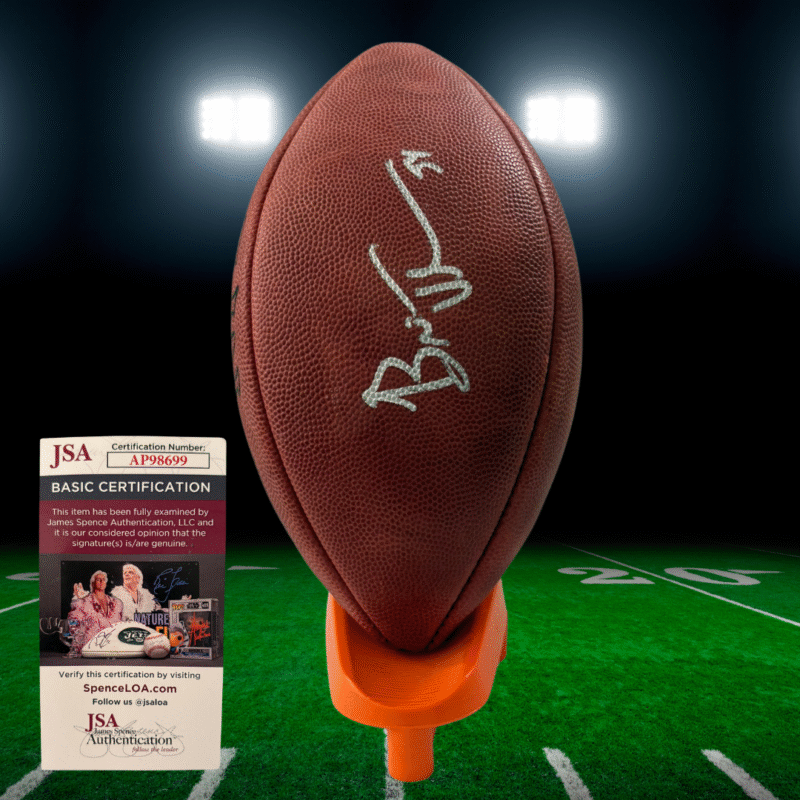 Chicago Bears Brian Urlacher Autographed NFL Football (JSA)