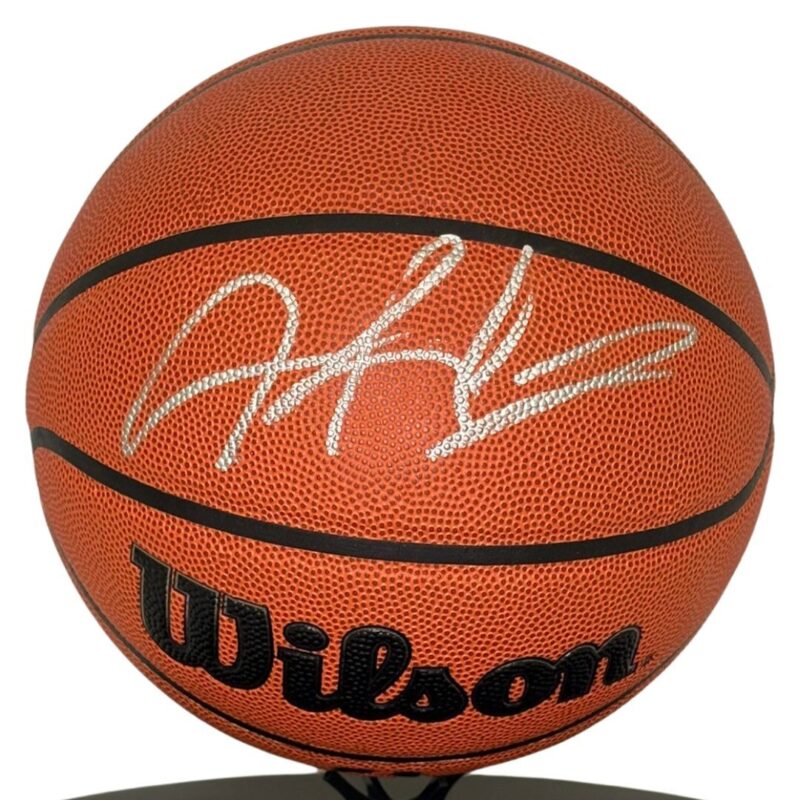 Dennis Rodman Chicago Bulls Autographed Wilson NBA  Basketball (BECKETT) - Image 3