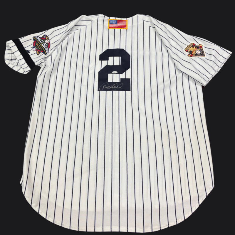 Derek Jeter Autographed 2001 World Series - September 11 Tribute Jersey - Image 12
