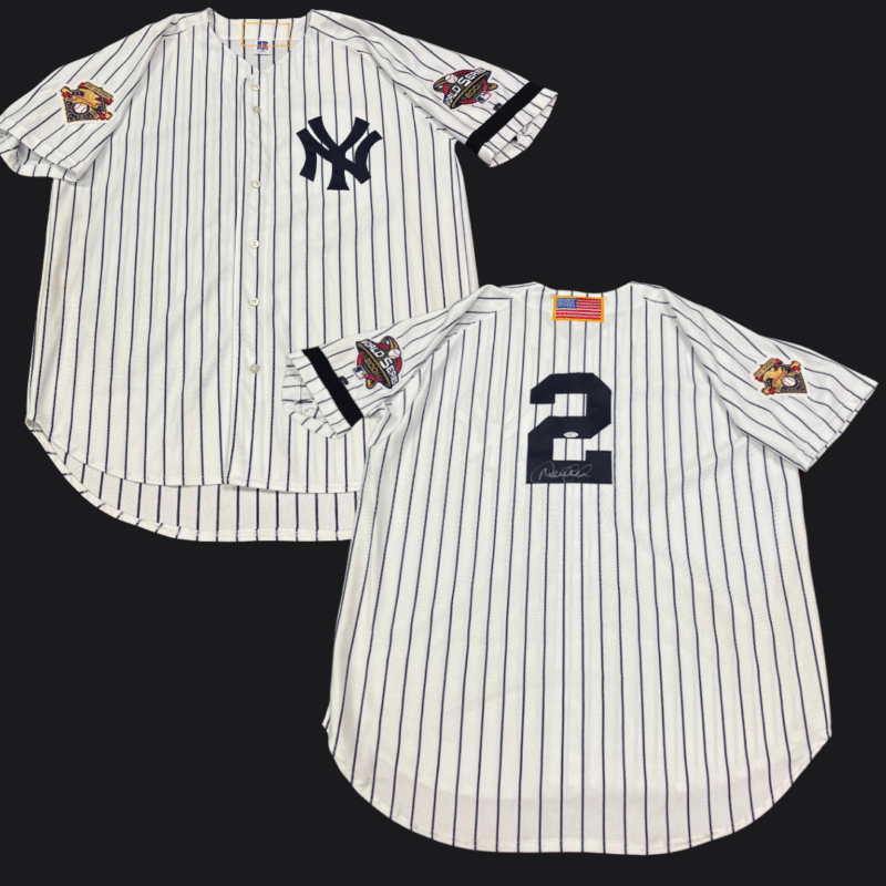 Derek Jeter Autographed 2001 World Series - September 11 Tribute Jersey - Image 3