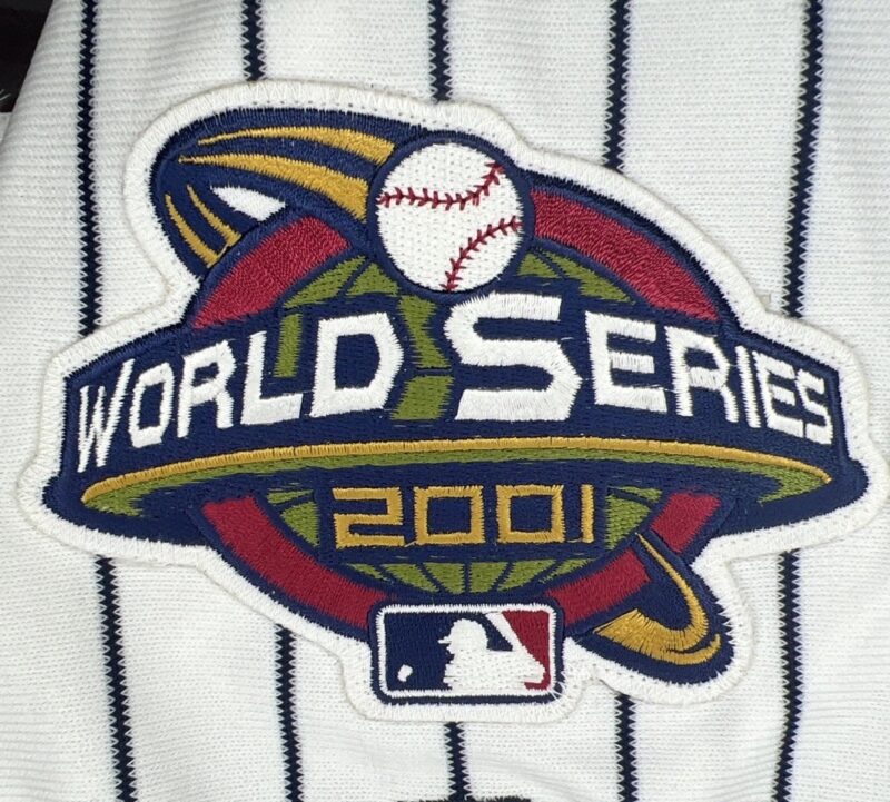 Derek Jeter Autographed 2001 World Series - September 11 Tribute Jersey - Image 9
