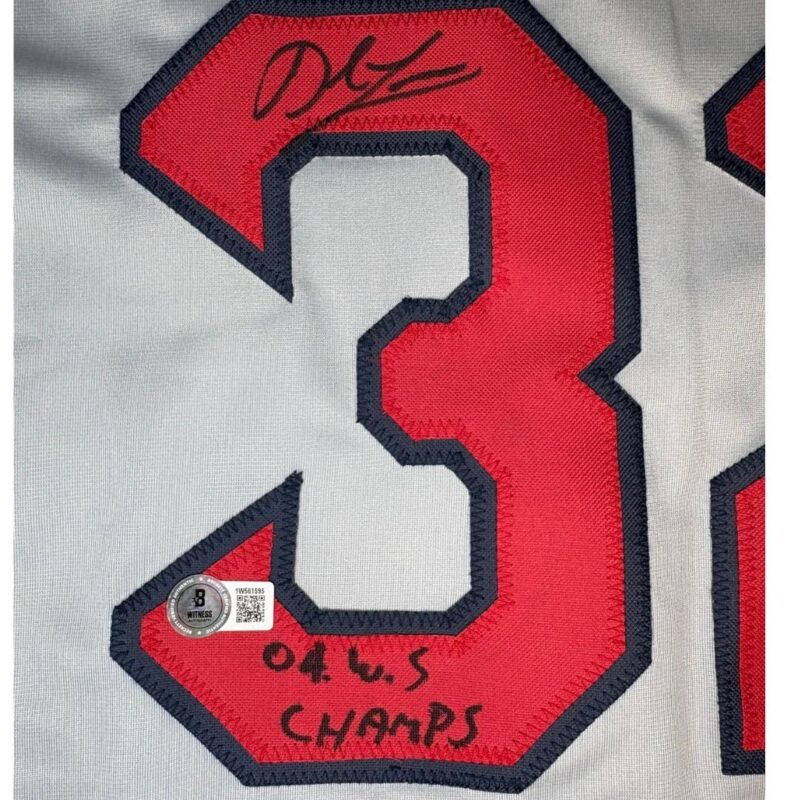 Derek Lowe Autographed Boston Red Sox MLB Jersey - Image 6