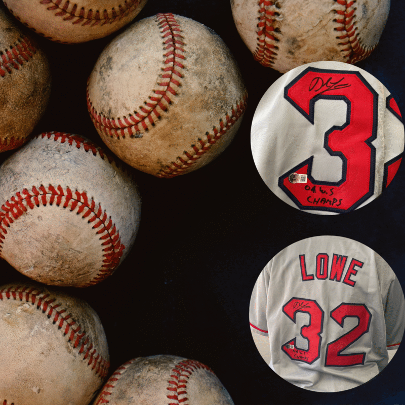 Derek Lowe Autographed Boston Red Sox MLB Jersey - Image 8