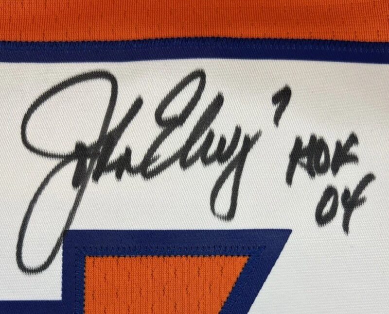 John Elway HOF '04 Autographed Denver Broncos Mitchell & Ness NFL Jersey - Image 6