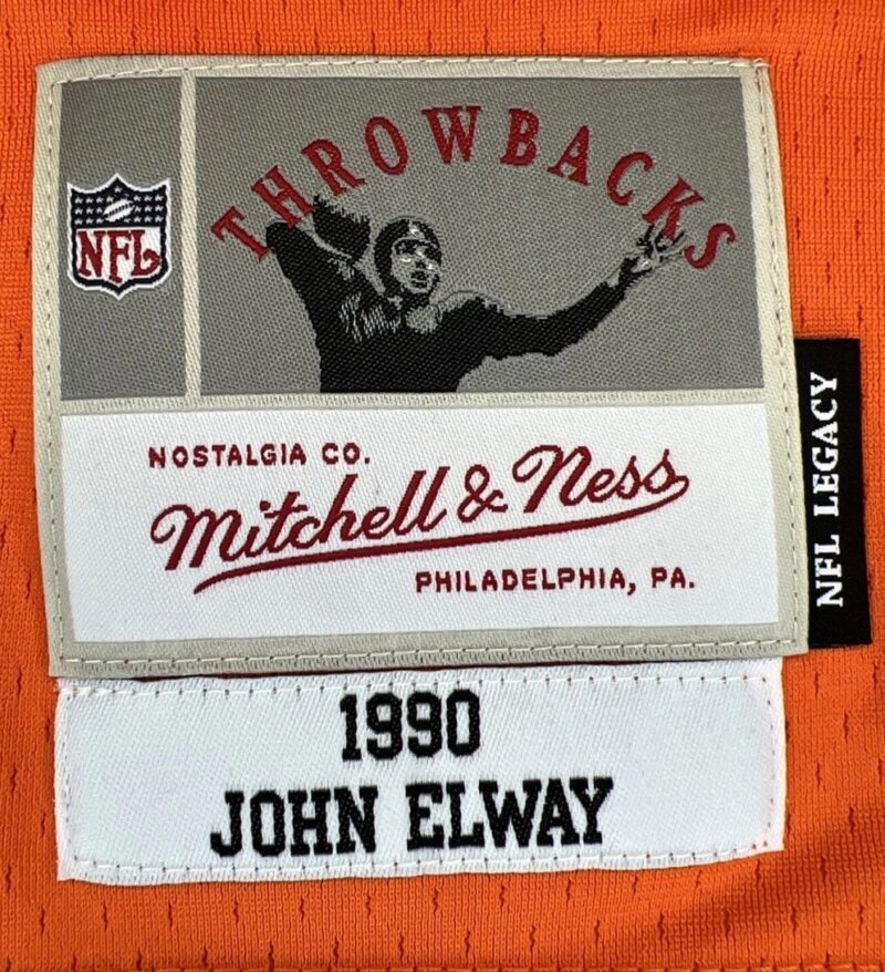 John Elway HOF '04 Autographed Denver Broncos Mitchell & Ness NFL Jersey - Image 8