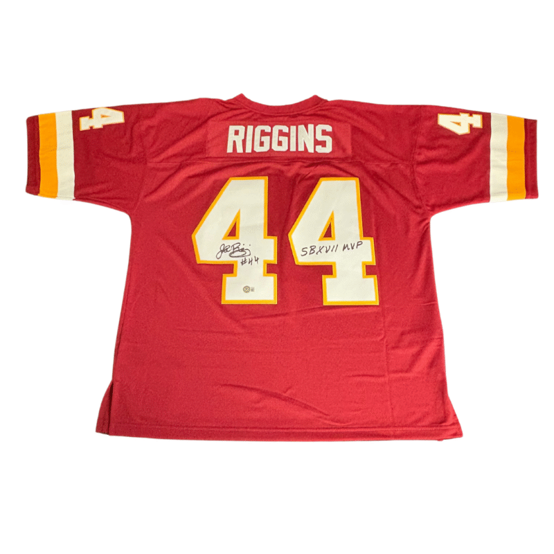 John Riggins SB XVII MVP Autographed Mitchell & Ness Washington Redskins Jersey - Image 4