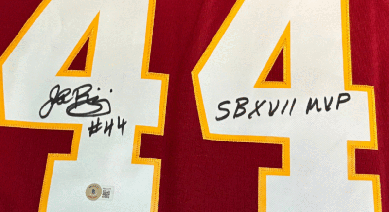 John Riggins SB XVII MVP Autographed Mitchell & Ness Washington Redskins Jersey - Image 5