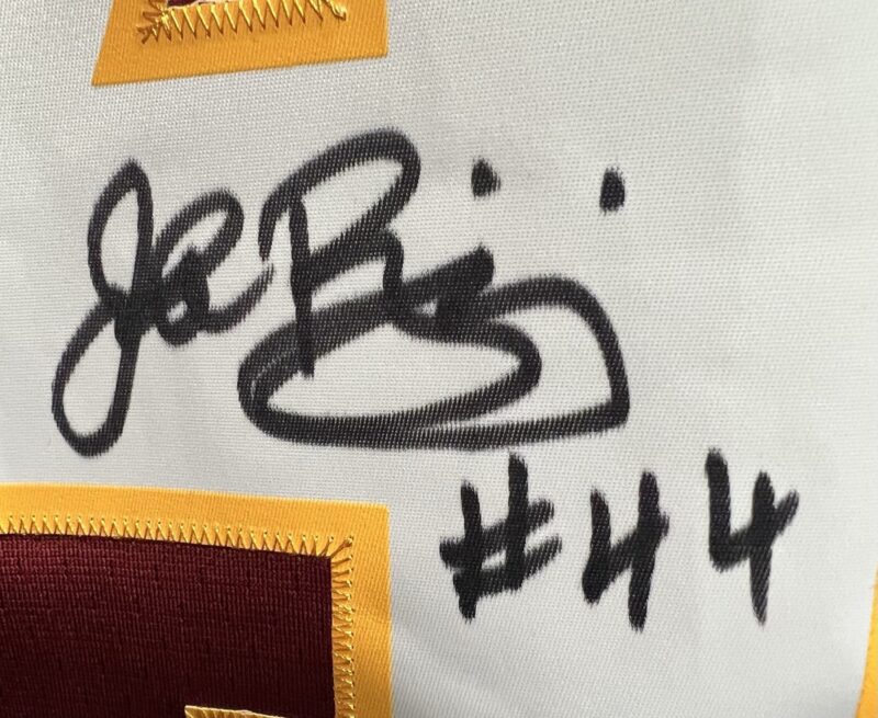 John Riggins SB XVII MVP Autographed Mitchell & Ness Washington Redskins Jersey - Image 7