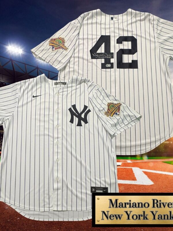 Mariano Rivera Autographed New York Yankees 1996 World Series Nike Jersey